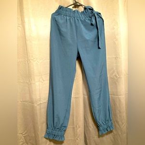 Cute pants, light navy blue